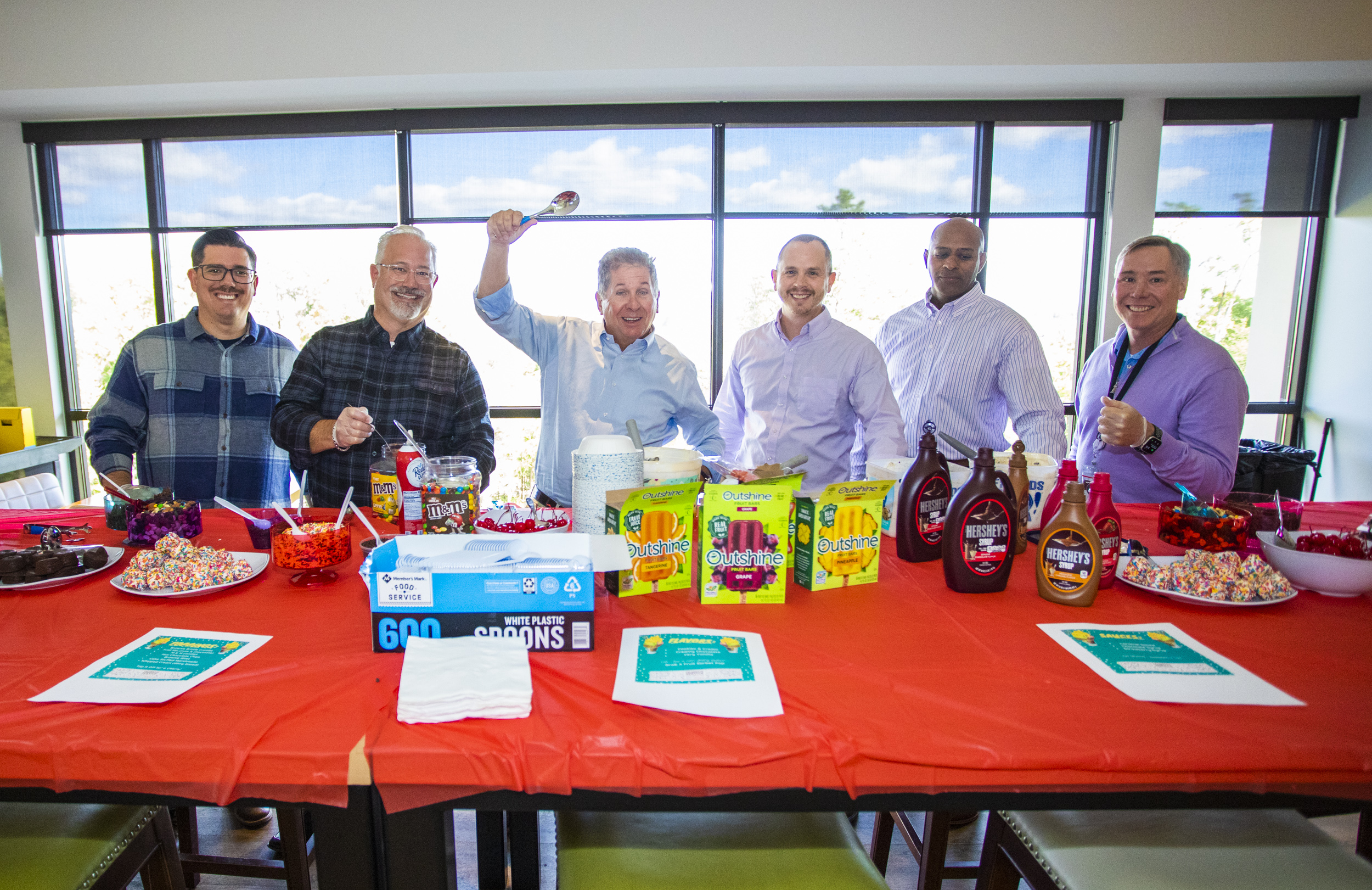 CPI Leadership Team Dishing Out Ice Cream