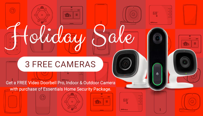 Holiday Sale | 3 Free Cameras | CPI Security