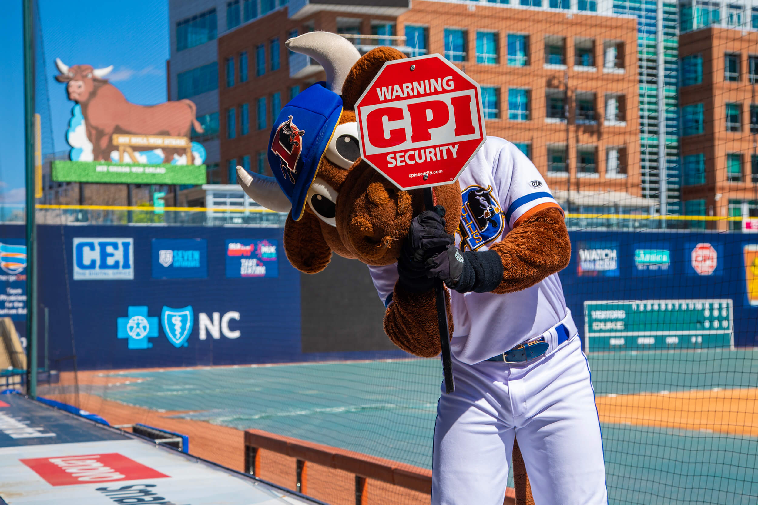 South Bend Cubs' mascot Stu visits local patients