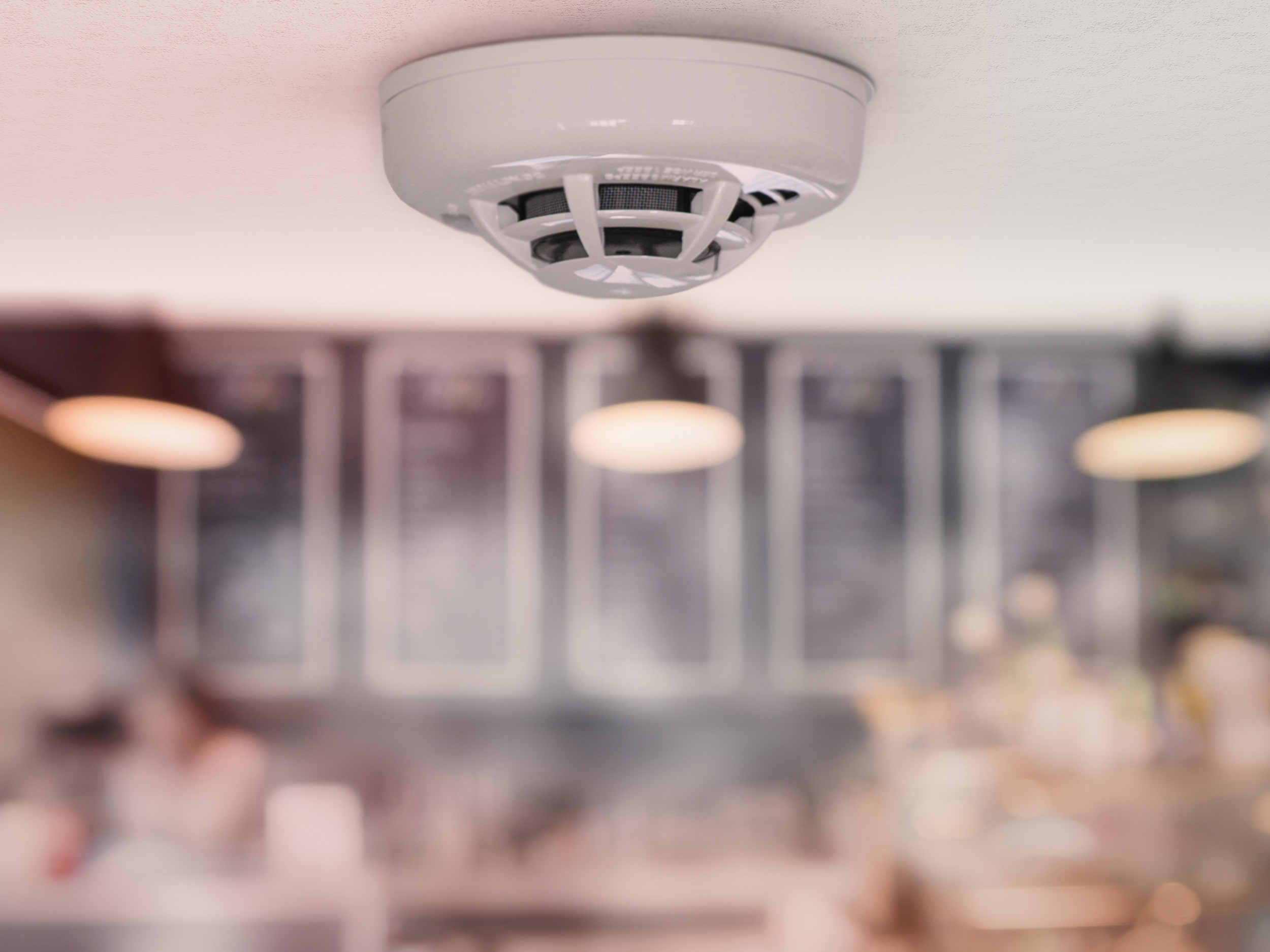 CPI Smoke Detector in Commercial Business