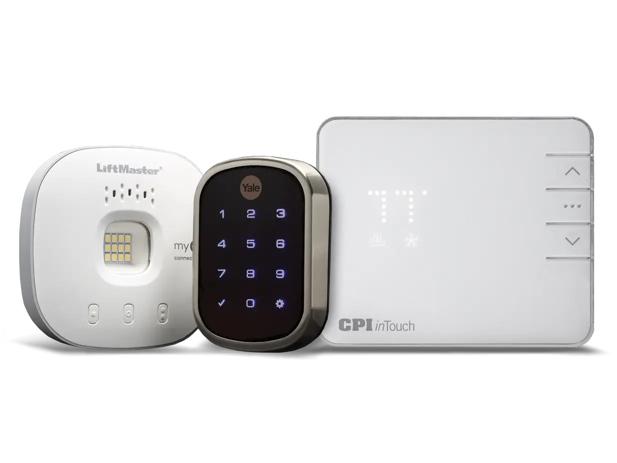 Garage Door Controller | Smart Keyless Door Lock | Thermostat | CPI Security